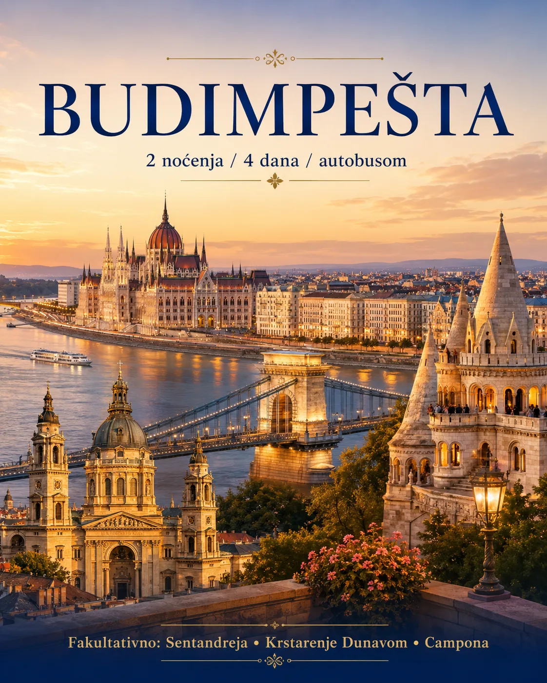 Budimpešta putovanje 2026