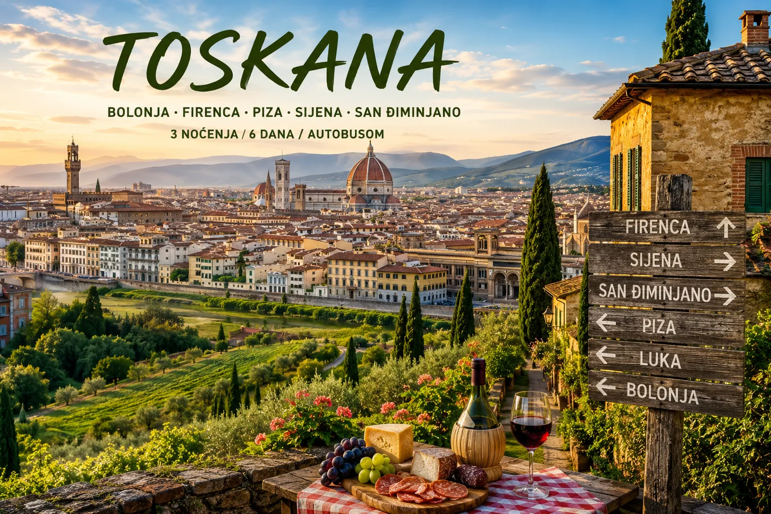Toskana putovanje