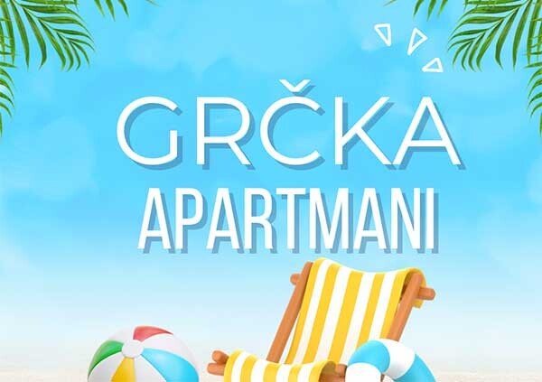 Grčka letovanje apartmani 2026